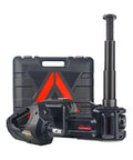 Badass 5 Ton Electric Car Jack Kit Heavy Duty Hydraulic Lifter with 12 Volt Pump in portable case for quick tire swaps.