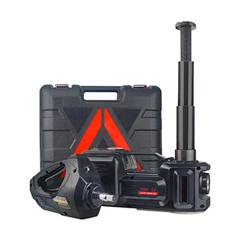 Badass 5 Ton Electric Car Jack Kit Heavy Duty Hydraulic Lifter with 12 Volt Pump in portable case for quick tire swaps.