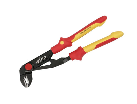 Insulated Push Button Water Pump Pliers 10 Inch Pro Grade With Slip Guard Handles For Electrical And Plumbing Jobs Ergonomic Cushion Grip