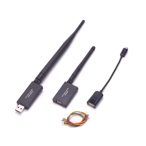 915MHz Telemetry Kit for APM 2.6 2.8 and Pixhawk Flight Controllers 500mW Air and Ground Data Transmit Module components on display
