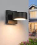 Durable Aluminum Outdoor Porch Sconce Light Waterproof Exterior Wall Lamp 8W AC LED 3000K Warm White Energy Saving