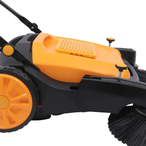 This 41 Inch Industrial Walk Behind Floor Sweeper Is A Total Game Changer For Keeping Spaces Pristine. With Triple Brooms And A Massive 14 Gal Hopper, It Eats Up Debris Like Nothing Else. Perfect Warehouses Or Gyms Need The Heavy Duty Push Down To Get
