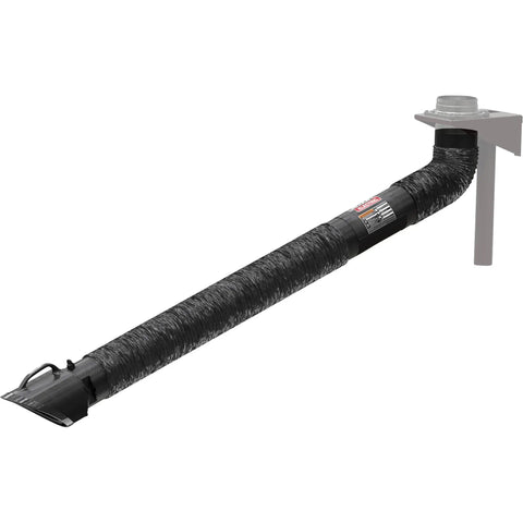 Telescopic Extraction Arm for Fume Extractors K1655-14 attached to base, adjustable reach, multicolor, durable construction