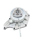 Engine Cooling Water Pump For Audi A6 A7 A8 V6 2.5L 3.0T 2009 To 2018 showing silver metallic body and integral shaft.