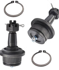 Six Piece Front End Control Arm Kit For Ford Expedition F150 F250 And Lincoln Navigator Blackwood Includes Front Upper Control Arms Lower Ball Joint Assembly And Sway Bar Links Fits 1997 To 2003 black metal ball joint assembly and retaining ring