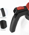 Close-up of ergonomic handle on 0.53 Gallon Garden Sprayer Hand Pump With Adjustable Nozzle And Trigger Lock
