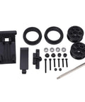 Head Up Wheel Upgrade Kit For 1x10 Off Road RC Cars With Wheelie Bar And Rubber Tire Skins Durable Plastic Columns And Stainless Steel Shaft