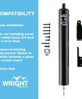 Premium Heavy Duty Pneumatic Storm Door Closer Built Tough As Nails With Smooth Adjustable Quiet Closing and Secure Hold Open Mechanism for Medium To Heavy Outswing Security Doors with installation hardware.