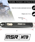 Four In One Bicycle Chain Pliers for Mountain and Road Bikes, 5-inch compact multitool with master link holders.