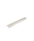 Polished Nickel Edge Cabinet Pull Aloft 8 And 9 Sixteenth Inch Center To Center Modern Drawer Pull for flat front cabinets