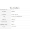 Specifications table for AI Vision Depth Sensing Camera Development Kit With 13MP RGB, Global Shutter, Intel Myriad X, Python/C++ support.