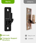 Comparison of heavy duty gate hinges 2-pack steel hinges with electroplated coating and a rusted unstable hinge example