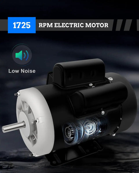 Half HP Electric Motor That Doubles as a Workhorse for Agricultural Compressors, Single Phase 115/230V, 1750 RPM