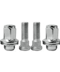 Chrome Wheel Lug Nut Kit M14x1.5 For Toyota Land Cruiser Sequoia Tundra And Lexus SUVs LC500 LS460 LS600h LX470 LX570 LX600