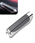 Dope Carbon Fiber Look Handbrake Cover For Cars With Self Adhesive Grip Wear Resistant ABS Anti Scratch Protection Universal Black