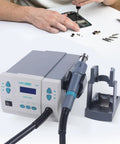 Powerhouse 1000W 110V Digital Hot Air Rework Station with LCD Display and Soldering Hot Gun in repair setting