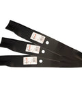 Three Pack of 3401 Mower Blades for 52 Inch Deck Compatible with Bobcat 112111-02