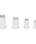 Rocksolid Hand Rivnut Tool Kit With 100 Pcs Blind Riveting Set Of Aluminum M4 M5 M6 M8 Hardware For Durable Fixes On Any Project, aluminum rivnuts M4 M5 M6 M8