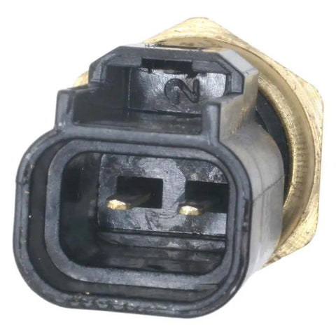 Professional Grade Engine Coolant Temperature Sensor Straight Shooter Design with compact black connector for heavy duty vehicles.