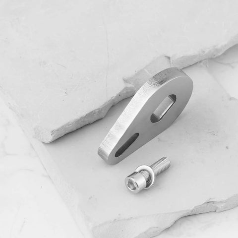 Two 14x10mm Torque Arms With 6mm Thick Stainless Steel Screws And Washers Included For E Bike Hub Motors Built For Beefy 1000W 2000W And Some 3000W Units Compatible With Carrera Boardman Voodoo, with M5 screw and washer