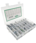 Large 500 Piece Electrolytic Capacitor Kit With 24 Values From 0.1uF To 1000uF DIP Caps 10V 16V 25V 50V In Transparent Storage Box