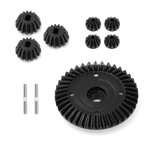39T Differential Ring Gear Set With Seven Bevel Gears And 45 Steel Diff Unit For 1/10 RC Cars TT02 TT02B XV02 Upgrade Parts displayed
