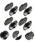 Dead Simple Sectional Sofa Connectors Pin Style furniture buckles, heavy duty steel pins for modular couch assembly, pack of five.