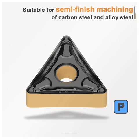 Pro Grade Semi Finishing Carbide Inserts TNMG432 And TNMG220408 MD For Metal Lathe Cutting Steel, Chipbreaker, triangle shape