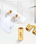 8 Pack Hidden Brass Hinges For Jewelry Boxes And Cabinets Concealed 180 Degree Opening 10mm Size Small Ring Box Hinge