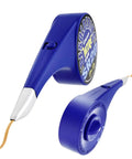 Pro Grade Desoldering Wick Braid 2m length with 2.0mm copper wire for electronics cleanup shown with blue dispenser.