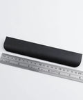 Matte Black Finger Edge Cabinet Pulls Concealed Handle 7.8 Inch 200mm Aluminum Alloy Durable Dope Pulls with ruler