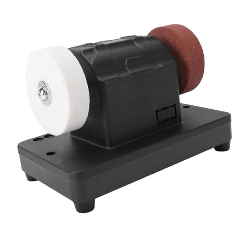 Pissente Mini Bench Grinder For 18V Battery Power Tool With Dual Wheels Adjusting Speed From Two Thousand To Six Thousand RPM Cordless Portable Grinding Machine for sharpening tools.