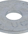 Beefy Zinc Fender Washers Set 100 Pcs 0.25 Inch By 1 Inch Large OD Flat Washers For Bolts Nuts And Screws Ideal For Sheet Metal Wood And Plastic Fastening Projects