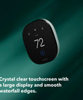 Smart Thermostat Enhanced with WiFi and Voice Control, large touchscreen display, energy savings, works with Siri, Alexa, Google