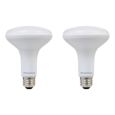 LED BR30 Flood Light Bulb 65W Equivalent Energy Saving 9W Dimmable Frosted Finish 650 Lumens Warm White 3000K Two Pack