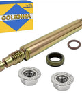 TH400 Transmission Manual Shift Shaft Kit For GM TH400 Upgrade OEM 38511-05K Includes Shift Shaft, Flange Nuts, O-Ring, Seal And All Hardware For Smooth, Precise Shifts And Beefed-Up Long-Lasting Performance. Gold shift shaft kit with flange nuts, O-ring, and seal