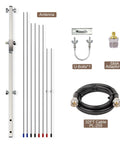Go To Dual Band Yagi Antenna For Ham Radio VHF UHF 136 174 MHz And 400 470 MHz High Gain 7 And 10.5 dBi with 32 Ft Cable
