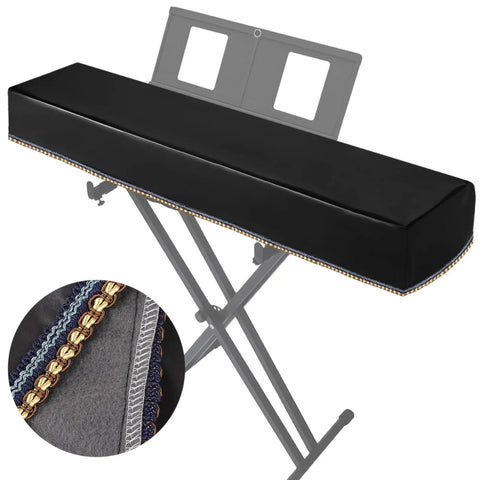 88 Key Piano Keyboard Cover Leather Luxury Soft Digital Dust Cover Waterproof Dustproof Protective Shield Fits Most 88 Keys