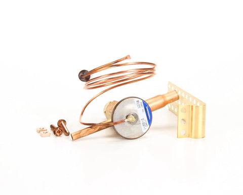 Durable OEM Replacement Valve For R134A Refrigeration One Quarter Ton Hi Temp Model RF VLV200 with copper coil and mounting brackets.