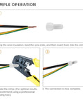 Installation guide for 250 Piece Closed End Wire Crimp Connectors And Terminals Kit For DIY Projects 22 To 18 18 To 14 12 To 10 AWG Nylon Core