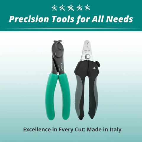 Pro Grade Heavy Duty Precision Cable And Tubing Cutter Up To 0.5 Inch Diameter 6 Inch Chrome Plated Carbon Steel Tool with green handles