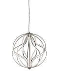 Ace 16 Light Led Pendant Light With Slick Polished Chrome Finish And Top Shelf Solid Aluminum Build For Modern Contemporary Hanging Ceiling Fixture, unique spherical design.