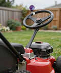 Purple Power Steering Wheel Knob Spinner Turn Aid Grip For Tractors Forklifts And Lawn Mowers on a lawn mower