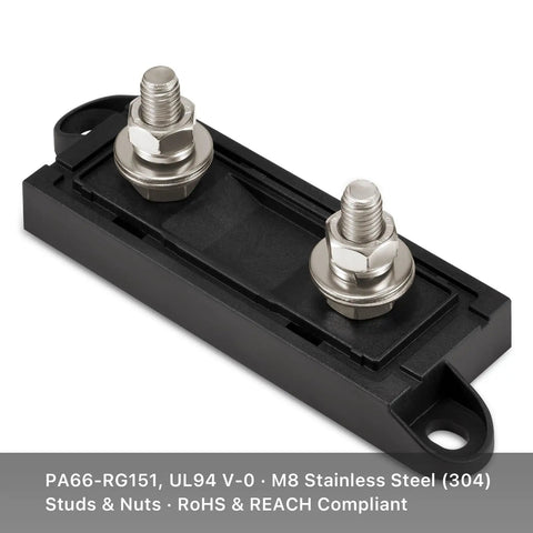 Beefed Up ANM Fuse Holder With 300A Fuse For High Power Inverters And Energy Storage Distribution Blocks Mega Upgrade Over ANL