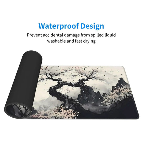 Ultra Smooth Large Mouse Pad Desk Mat for Gaming and Work, XL Extended Keyboard Mat With Non Slip Rubber Base, 31.5 by 11.8 Inches