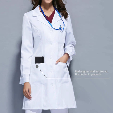 2 Pack Foldable Nursing Clipboard With 3 Layer Design And Medical Edition Cheat Sheets fits in lab coat pocket.