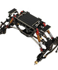 Brass RC Car Chassis Frame Kit For AX24 1 To 24 Scale Upgrade Parts With Axles And Bumper Lightweight Ready To Build Rig