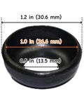 8 Piece Black Bike Rear Hub Cup Set For Road And Mountain Bikes Replacement Part With Reinforced Metal Construction