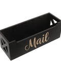 Wood Wall Mount Mail Organizer Keeps Envelopes Bills Letters And Cards Neatly In One Sweet Spot Ideal Home Office Storage Eleven Point Zero