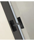Concealed Pipe Chain Spring Door Hinge With Built In Soft Close for Interior Doors, showing concealed hardware for modern home